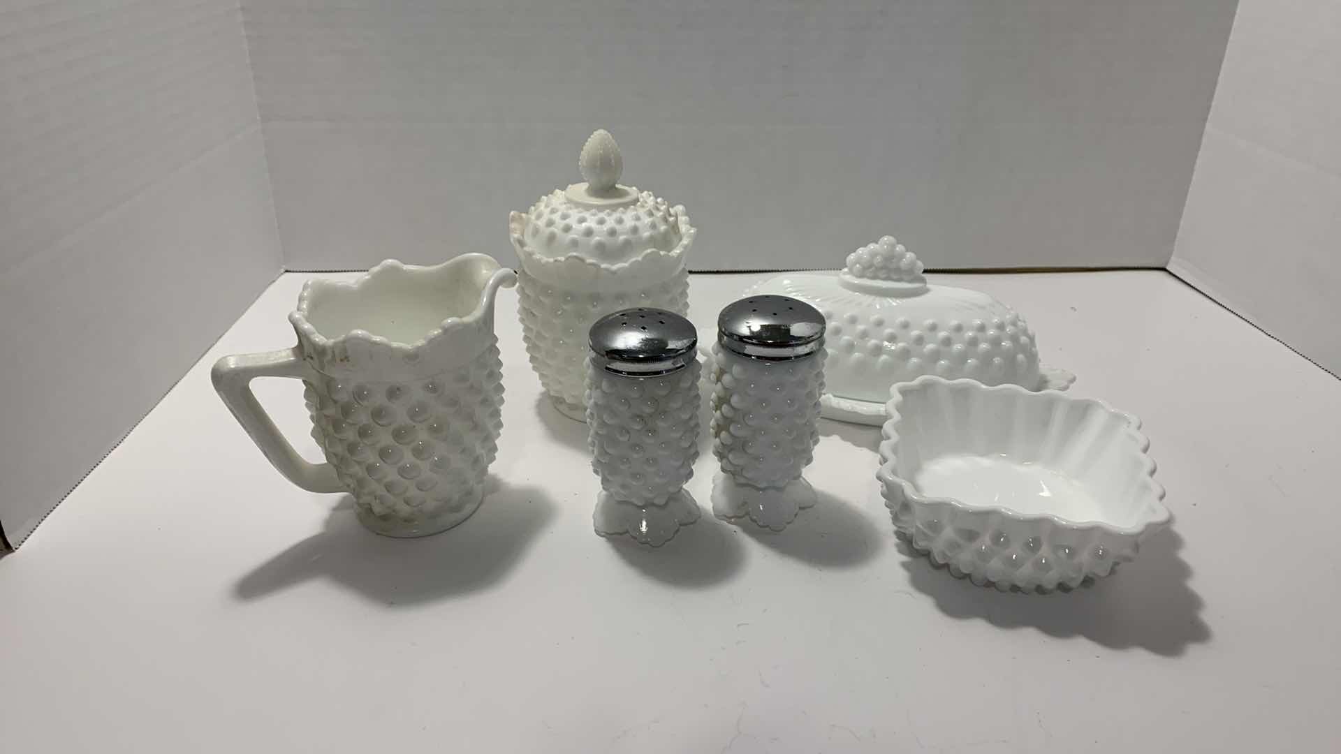 Photo 1 of MILK GLASS SETS