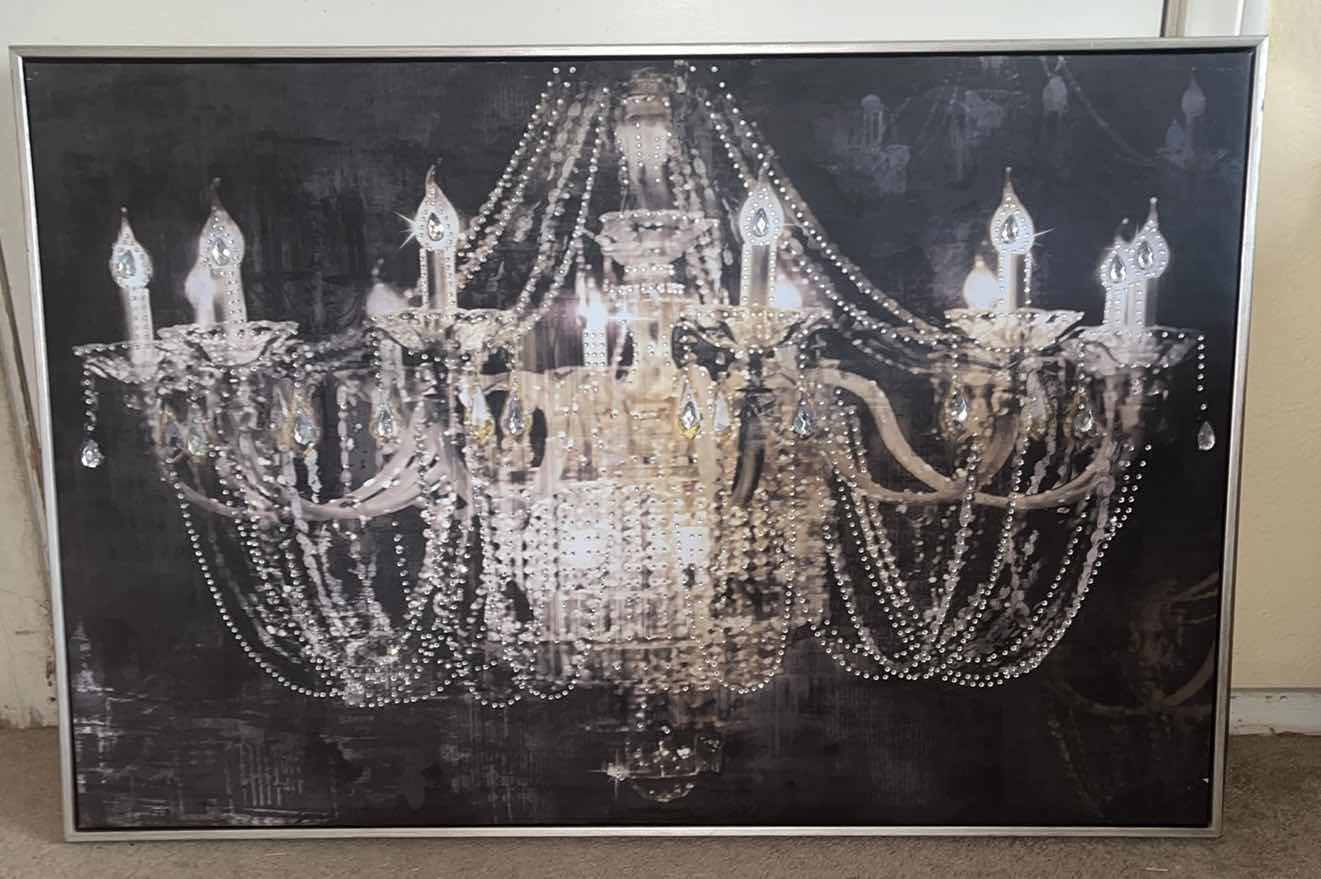 Photo 1 of CHANDELIER FASHION GLAM WALL ART DECOR 35.5X23.5H