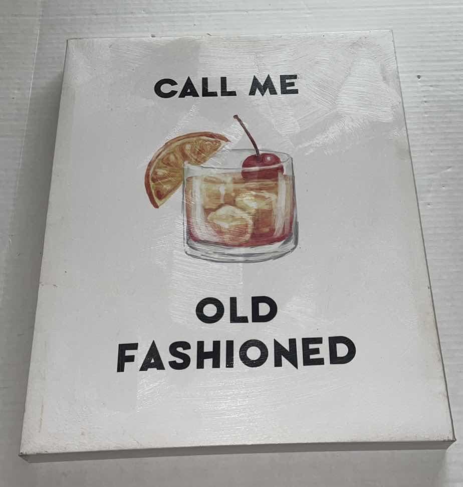 Photo 1 of “CALL ME OLD FASHIONED” CANVAS PRINT WALL ARTWORK 16” X 20”