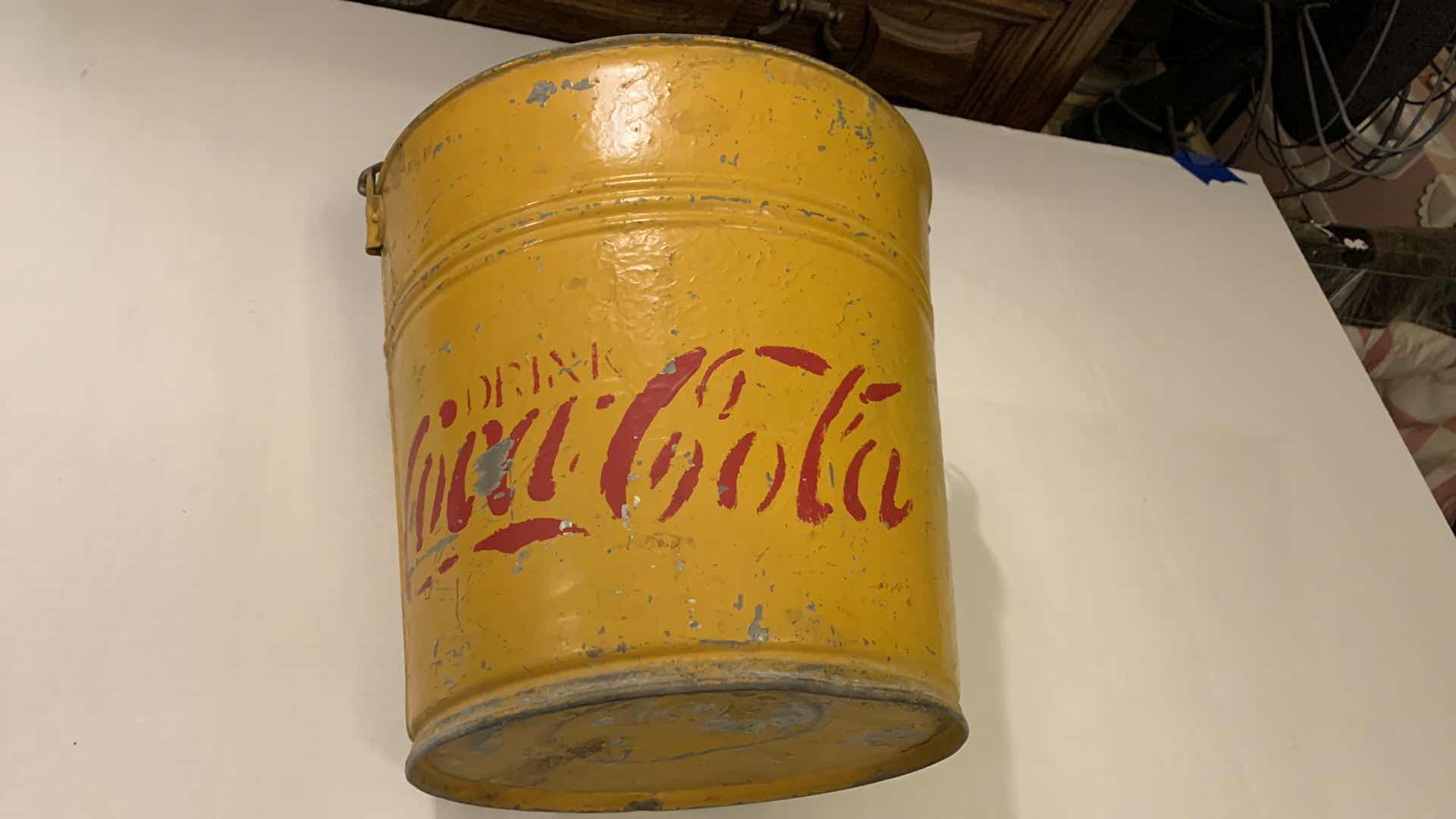 Photo 2 of VINTAGE COCA COLA TIN BUCKET