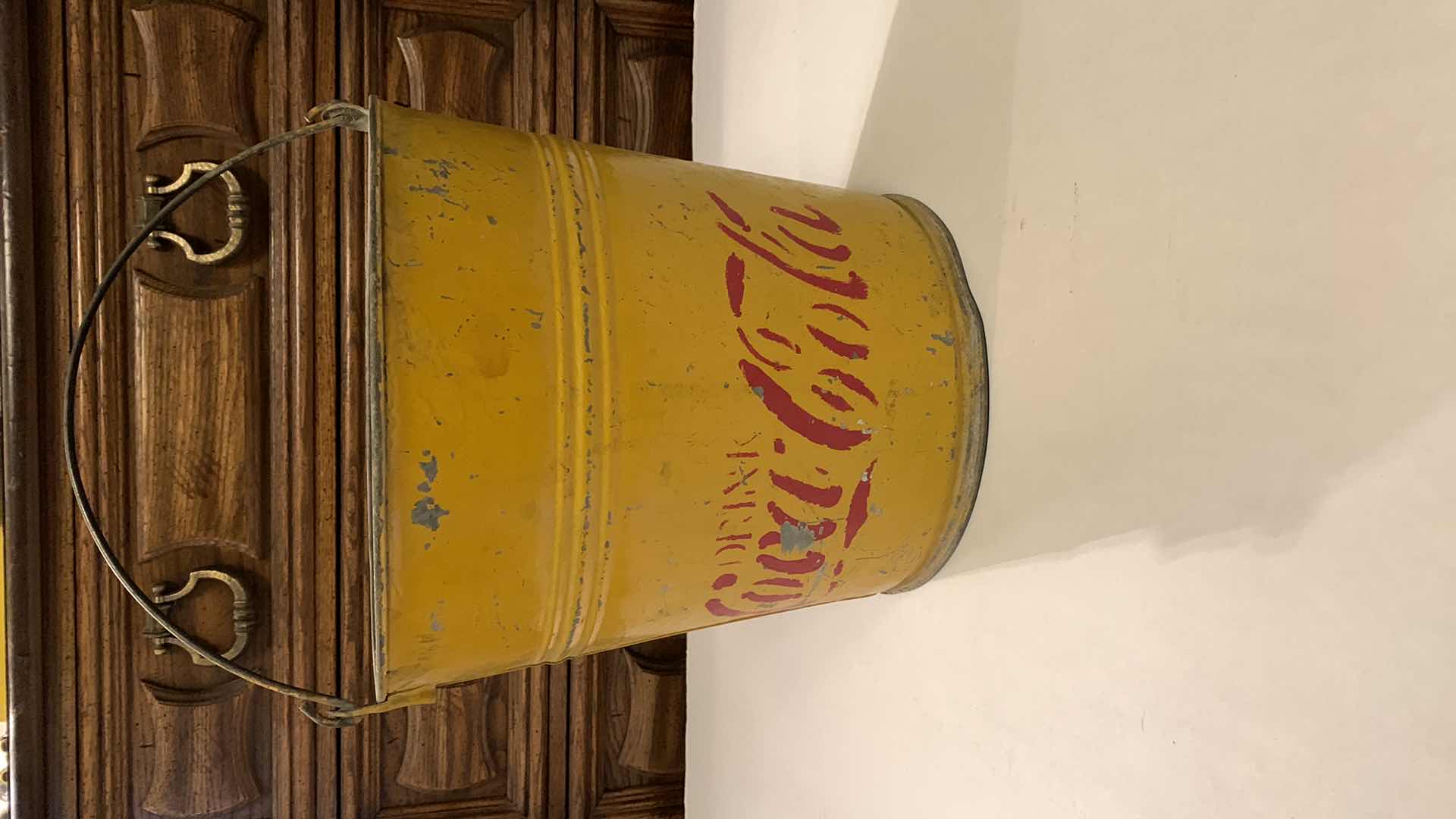 Photo 1 of VINTAGE COCA COLA TIN BUCKET