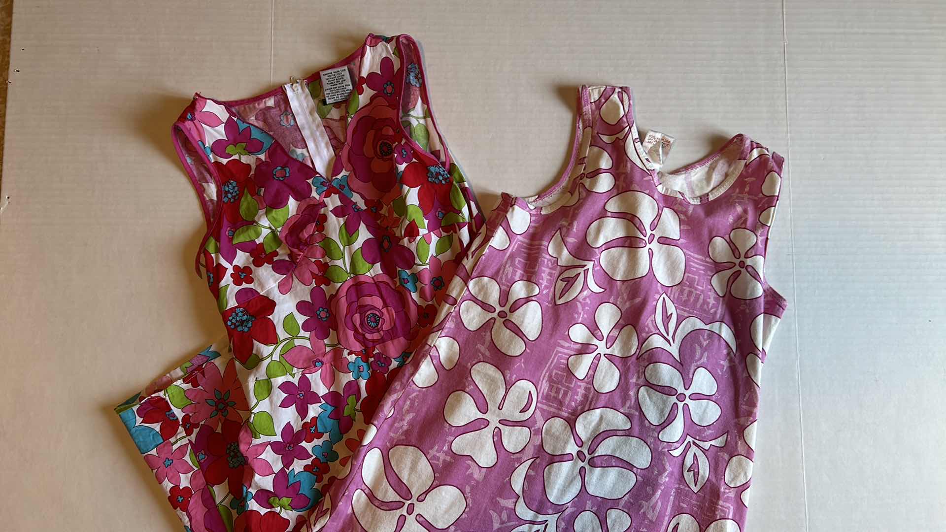 Photo 1 of SET OF GIRLS FLOWER PRINT DRESSES SIZE 14 AND 16