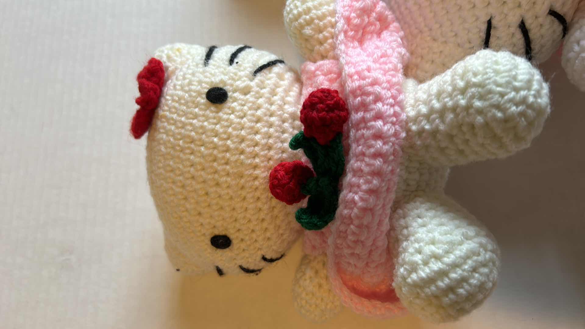 Photo 2 of SET OF CROCHET HELLO KITTY PLUSHIES