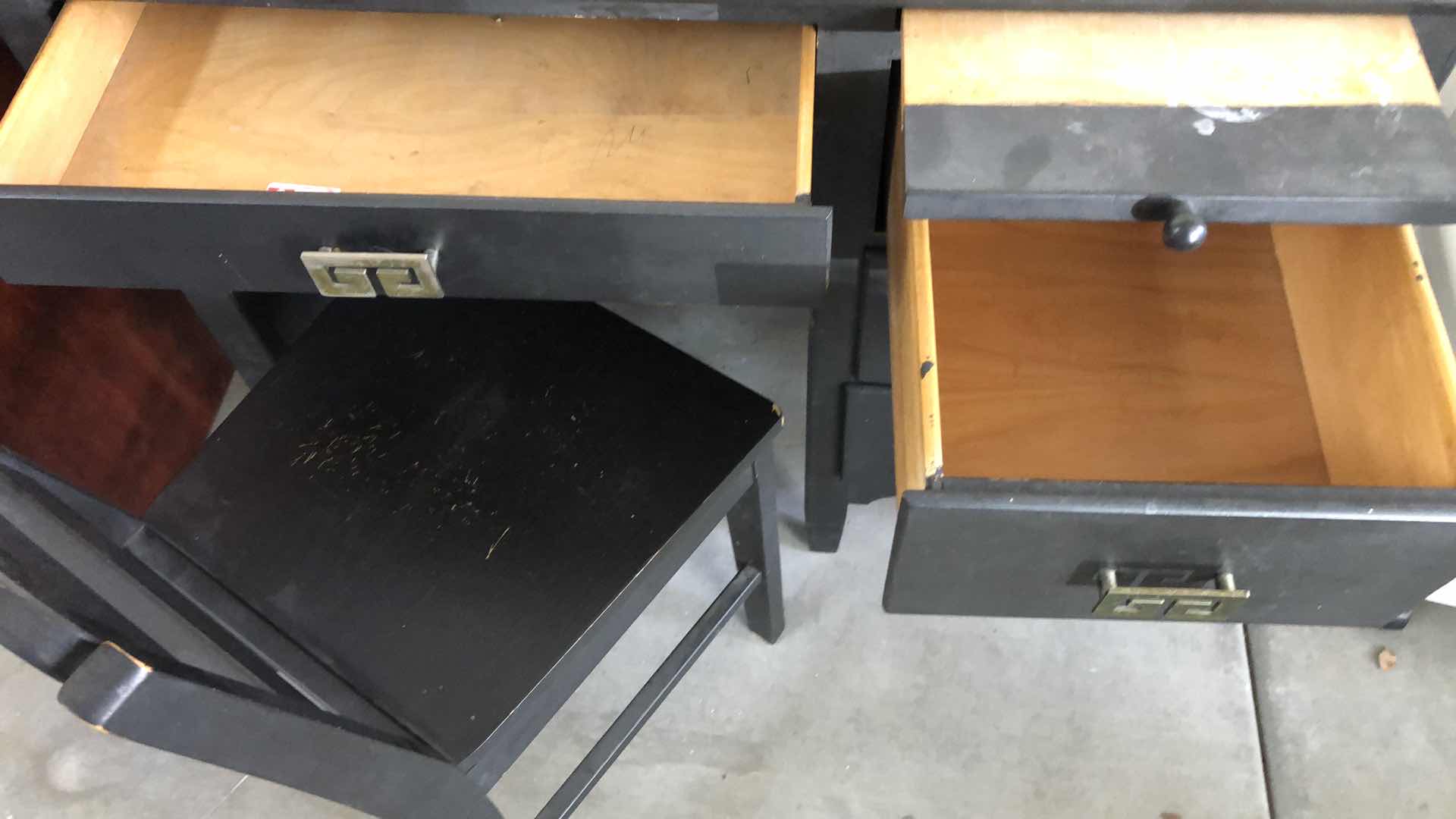 Photo 2 of WOODEN STUDENT DESK 34” X 16” H 29”