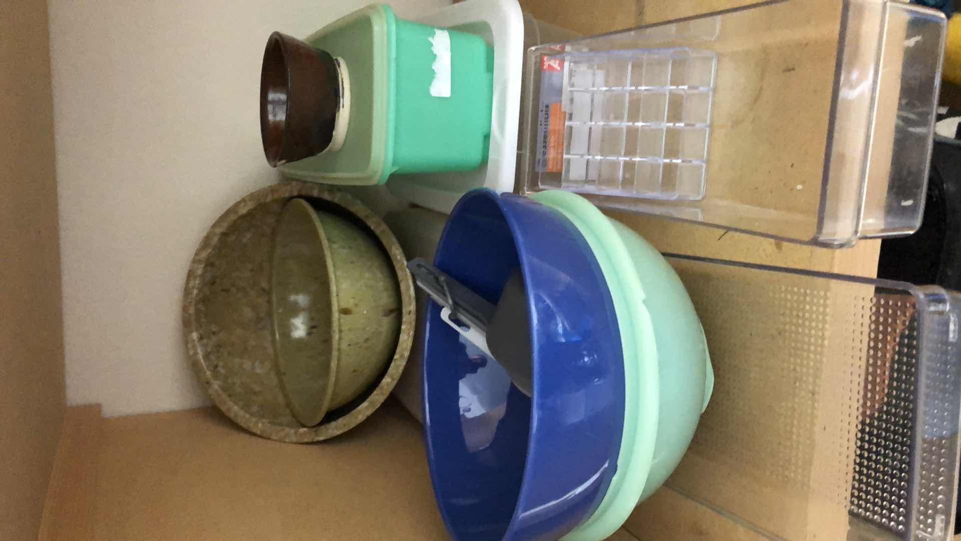 Photo 1 of PLASTIC CONTAINERS AND BOWLS