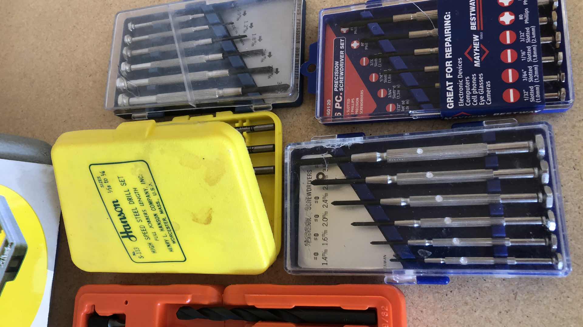 Photo 2 of DRILL BITS, MINI SCREWDRIVERS, AND HOME HARDWARE KIT