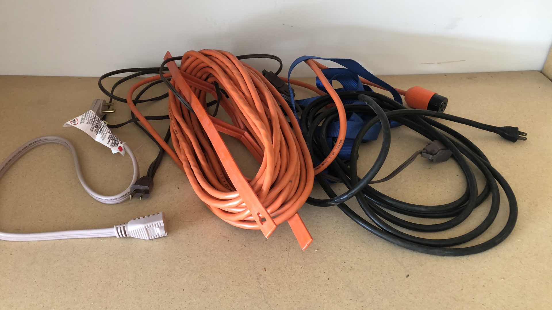 Photo 1 of EXTENSION CORDS AND TIE DOWN STRAP