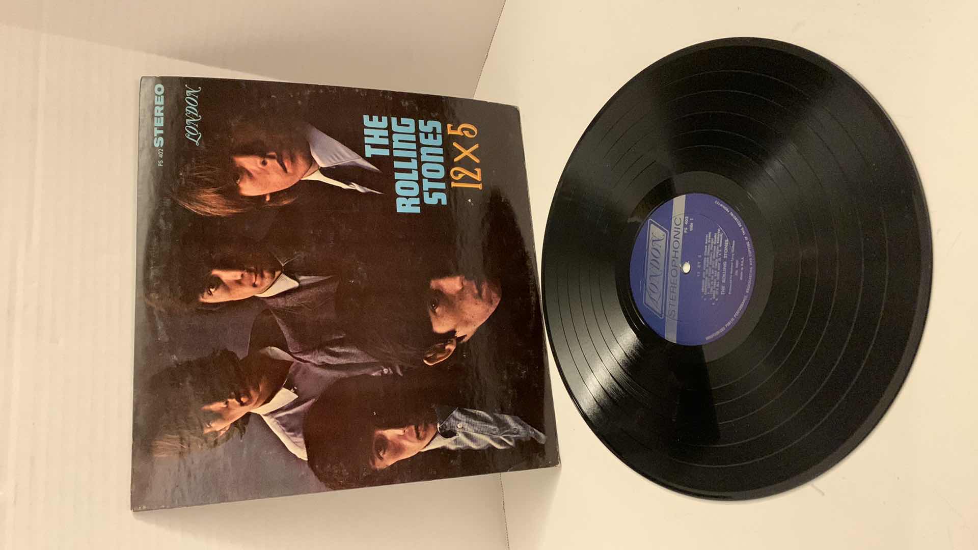 Photo 1 of THE ROLLING STONES “12X5” RECORD ALBUM LONDON PS 402 