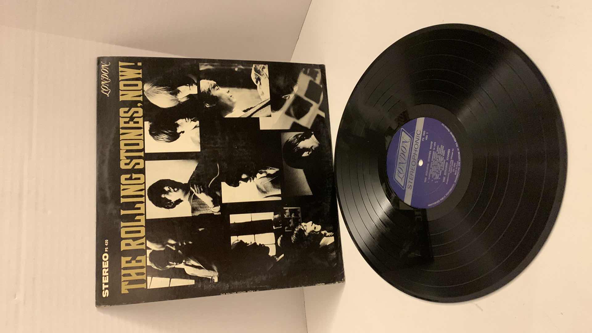 Photo 1 of THE ROLLING STONES “THE ROLLING STONES, NOW” RECORD ALBUM LONDON PS 420