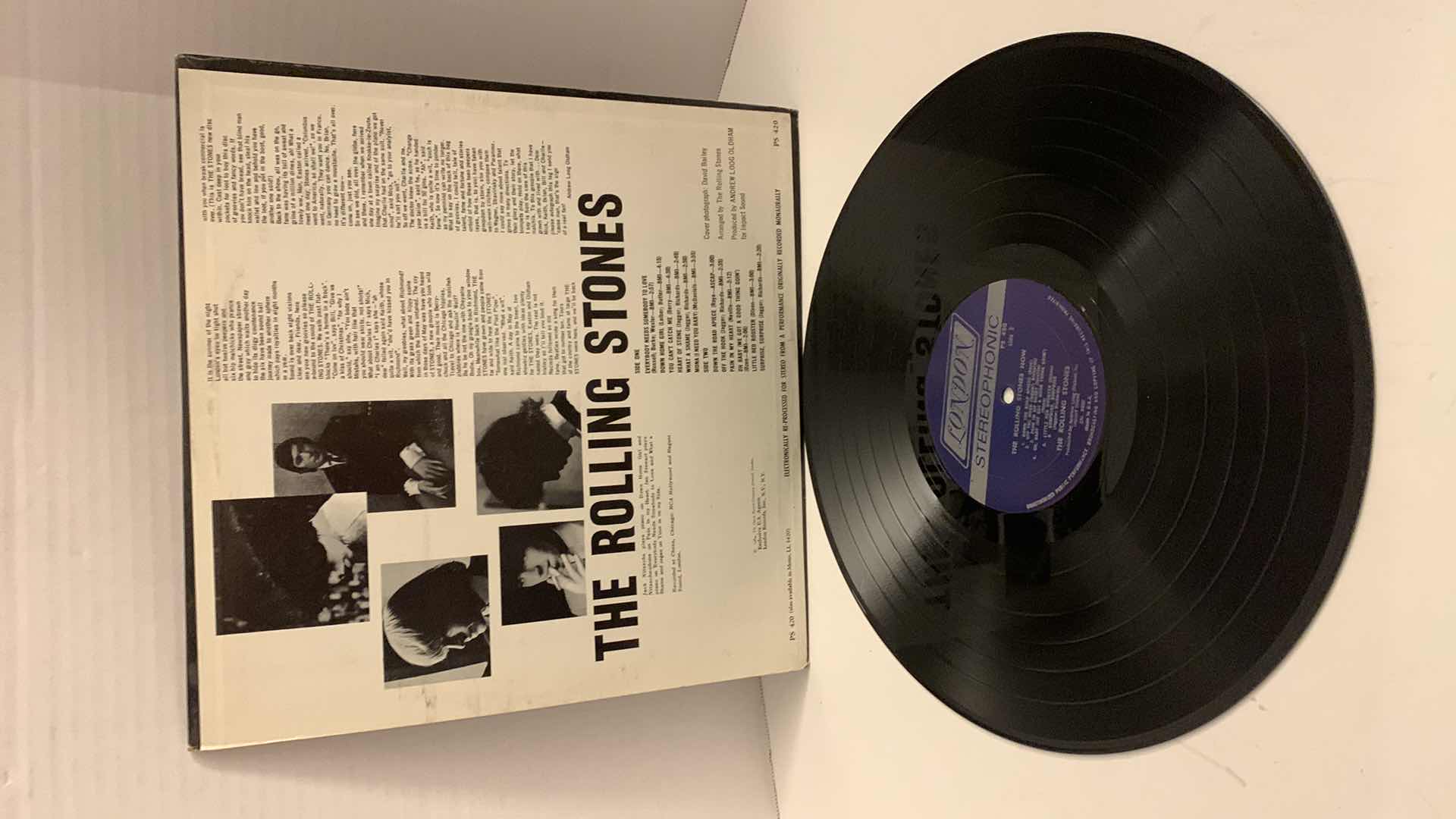 Photo 3 of THE ROLLING STONES “THE ROLLING STONES, NOW” RECORD ALBUM LONDON PS 420