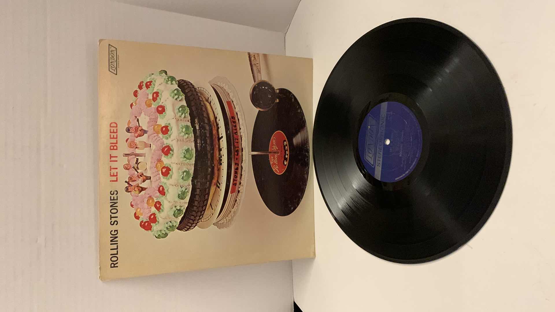 Photo 1 of THE ROLLING STONES “LET IT BLEED” RECORD ALBUM LONDON NPS-4