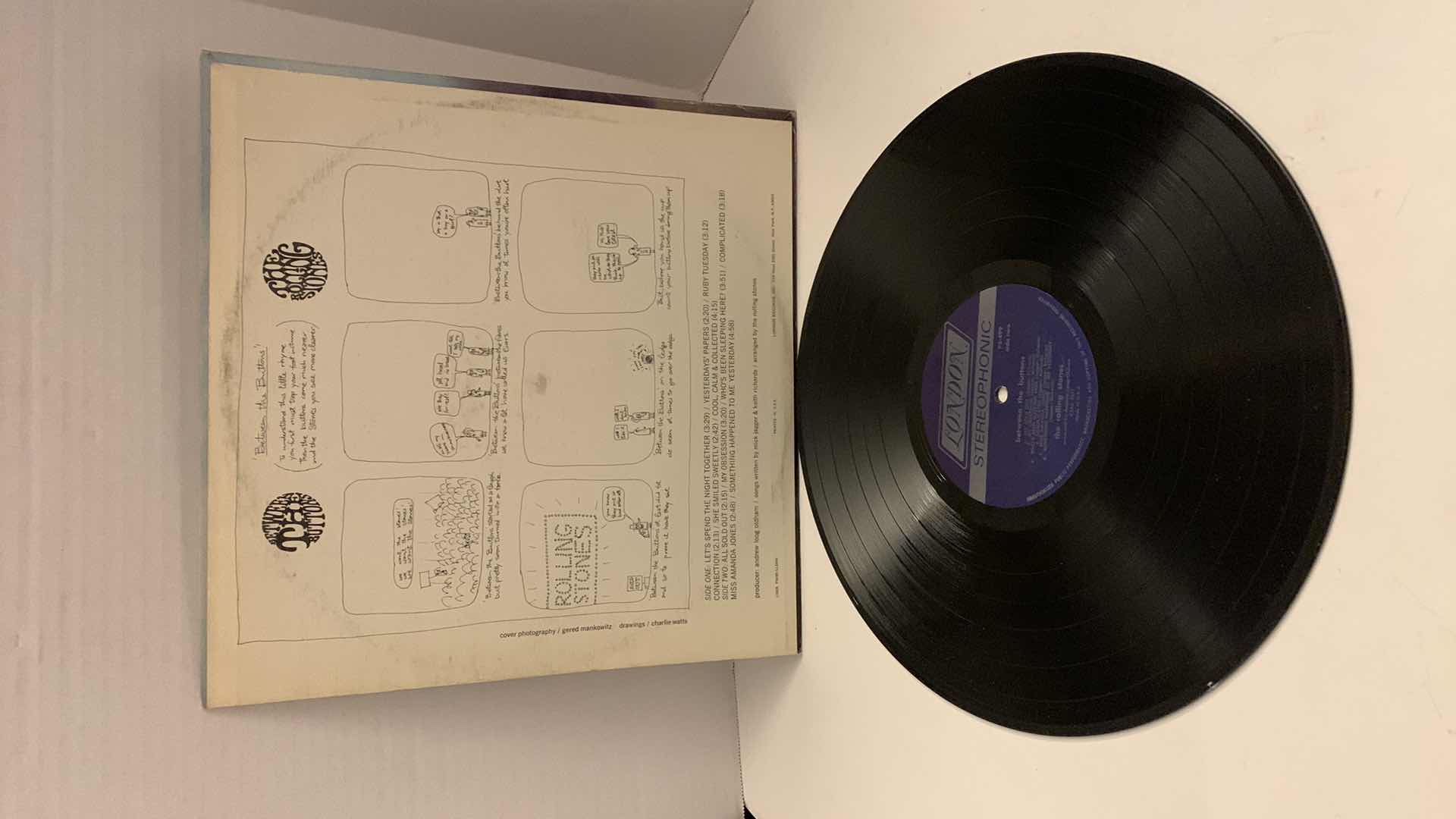 Photo 3 of THE ROLLING STONES “BETWEEN THE BUTTONS” RECORD ALBUM LONDON PS 499