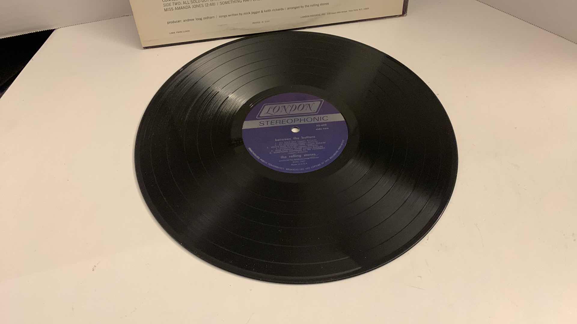 Photo 4 of THE ROLLING STONES “BETWEEN THE BUTTONS” RECORD ALBUM LONDON PS 499