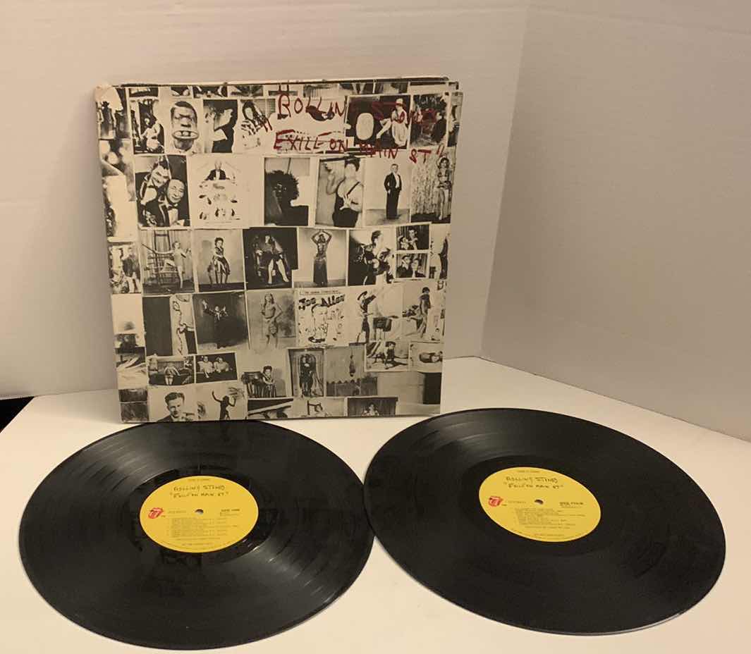 Photo 1 of THE ROLLING STONES “EXILE ON MAIN STREET” RECORD ALBUM ROLLING STONES RECORDS COC 2-2900