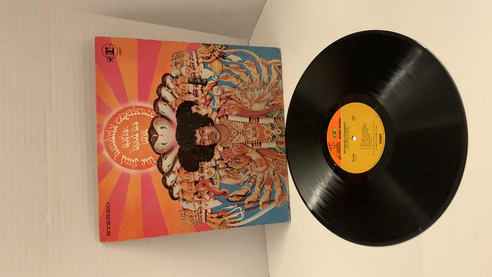 Photo 1 of THE JIMI HENDRIX EXPERIENCE “AXIS: BOLD AS LOVE” RECORD ALBUM