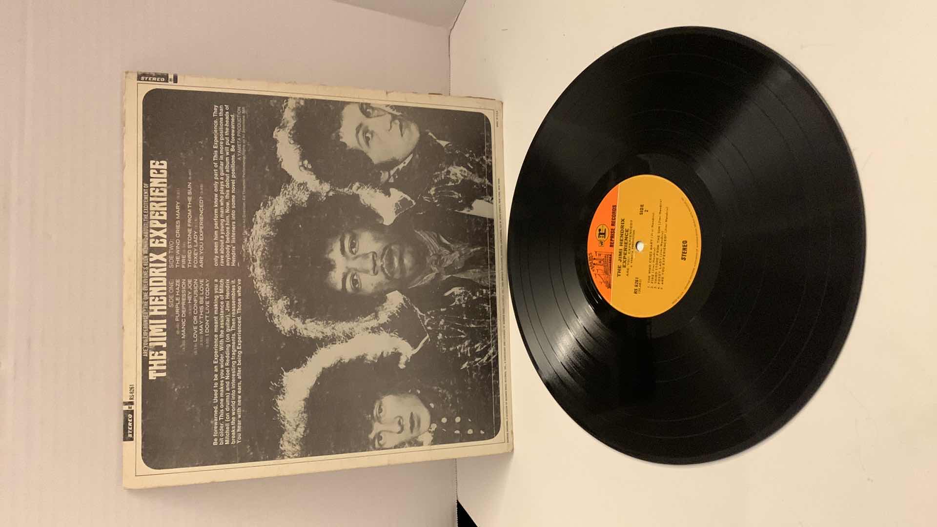 Photo 3 of THE JIMI HENDRIX EXPERIENCE “ARE YOU EXPERIENCED” RECORD ALBUM