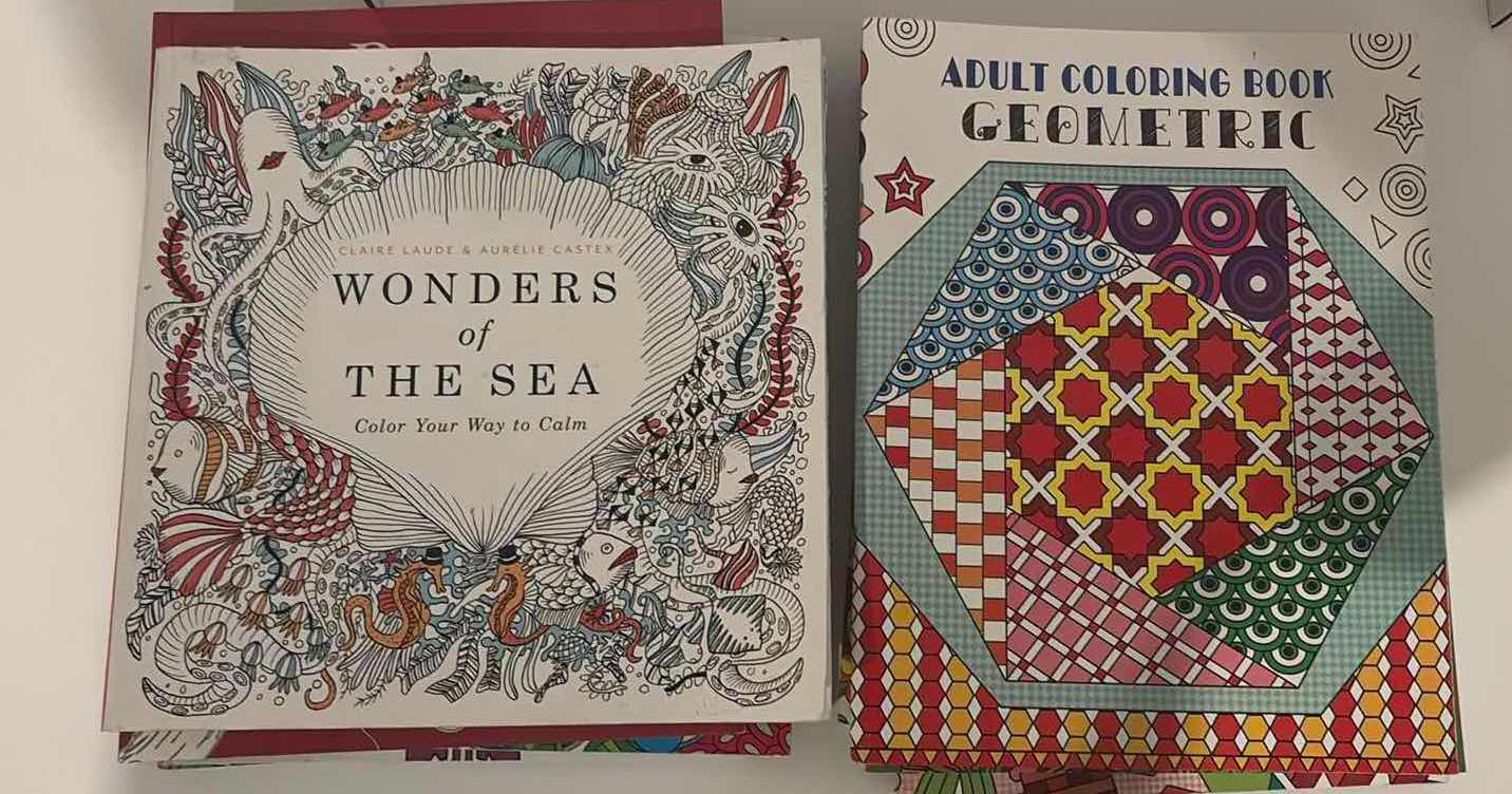 Photo 1 of (10)PCS ADULT COLORING BOOKS