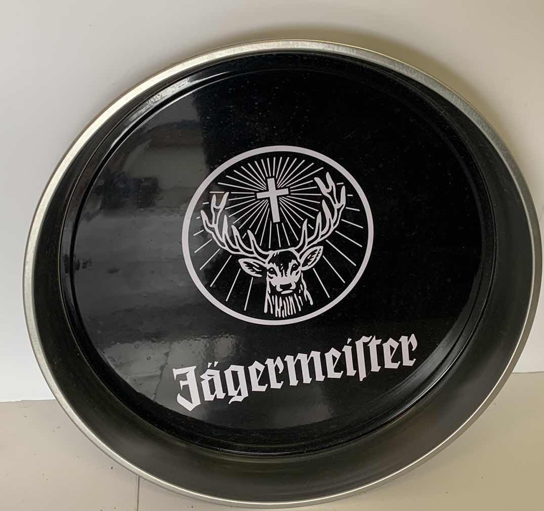 Photo 1 of JAGERMEISTER BEER TRAY 14” CIRCUMFERENCE