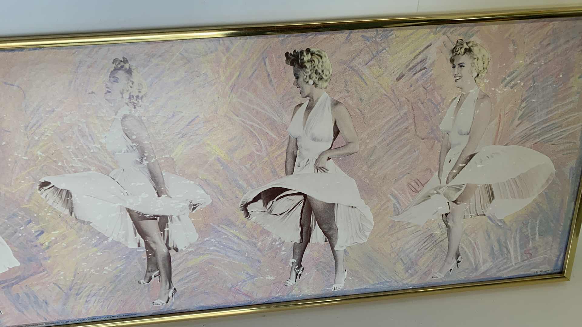 Photo 3 of MARILYN MONROE PRINT 36” X 13”