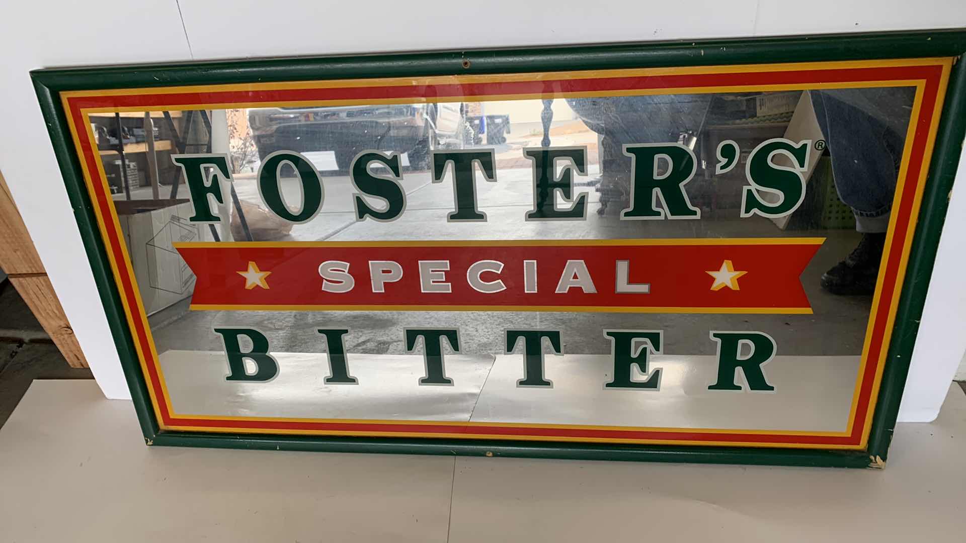 Photo 1 of FOSTERS SPECIAL BITTER BEER BAR MIRROR 40” X 22”