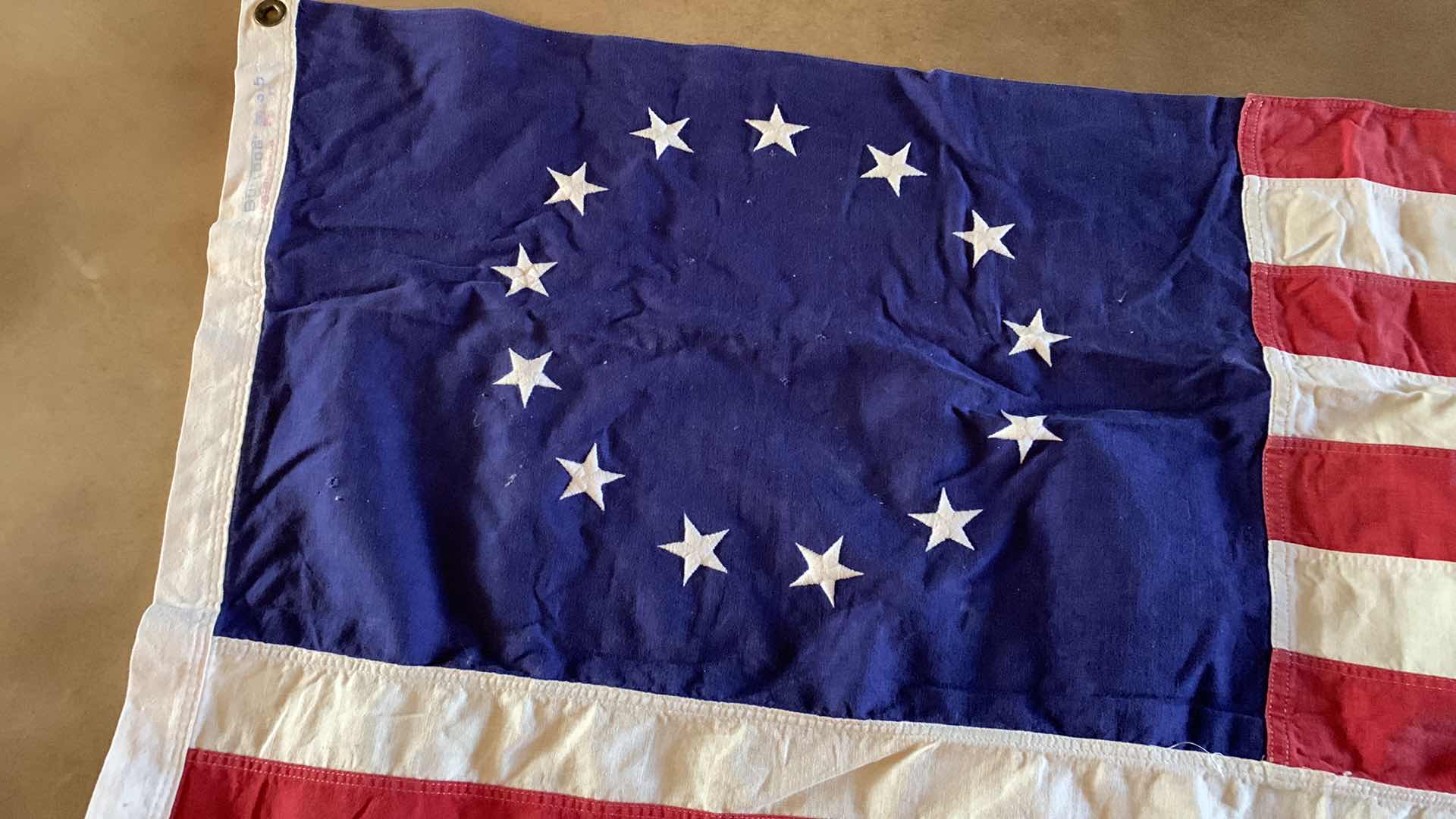 Photo 2 of FULL SIZE BETSY ROSS UNITED STATES FLAG