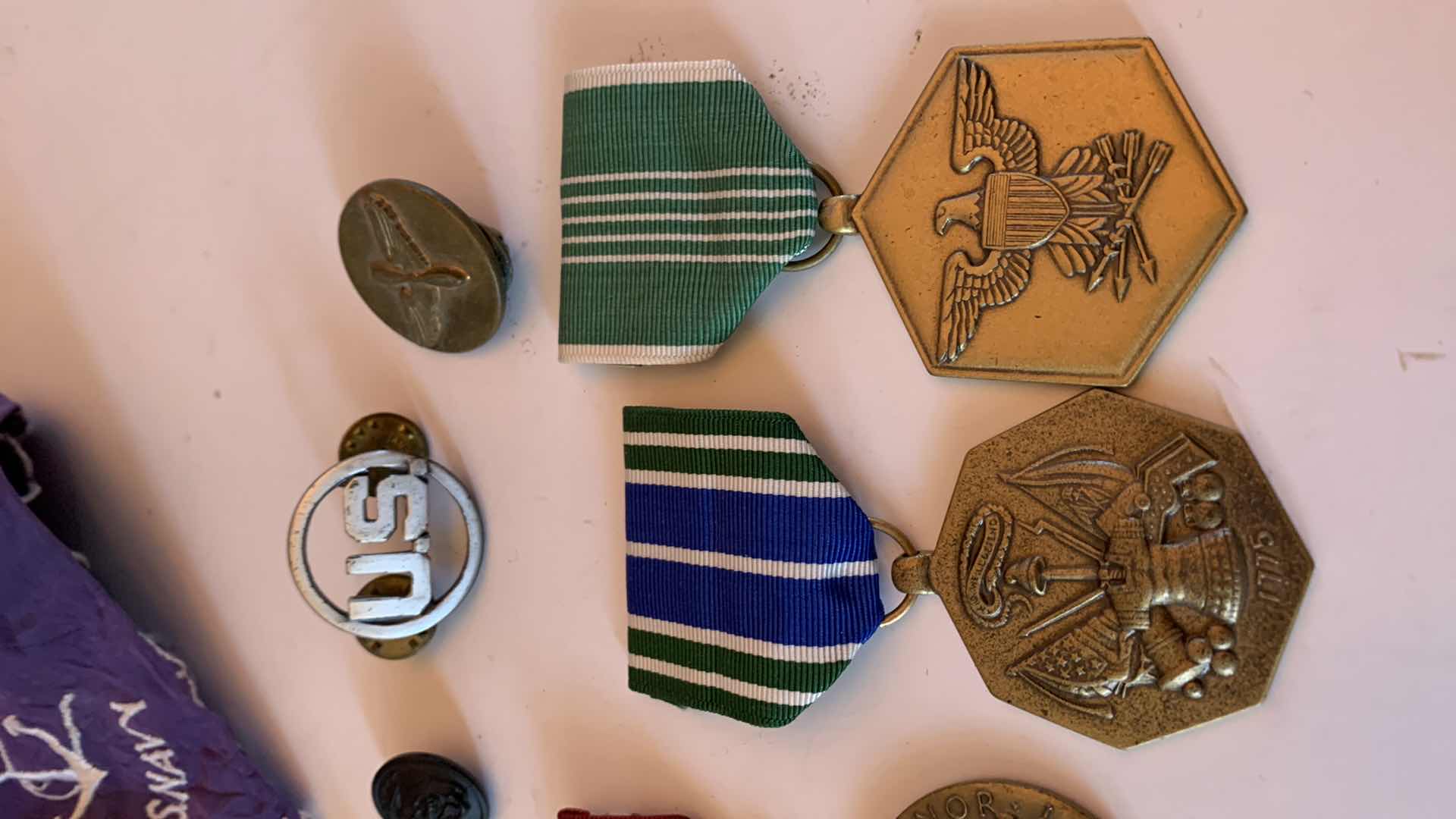 Photo 3 of UNITED STATES MILITARY MEDALS AND PINS