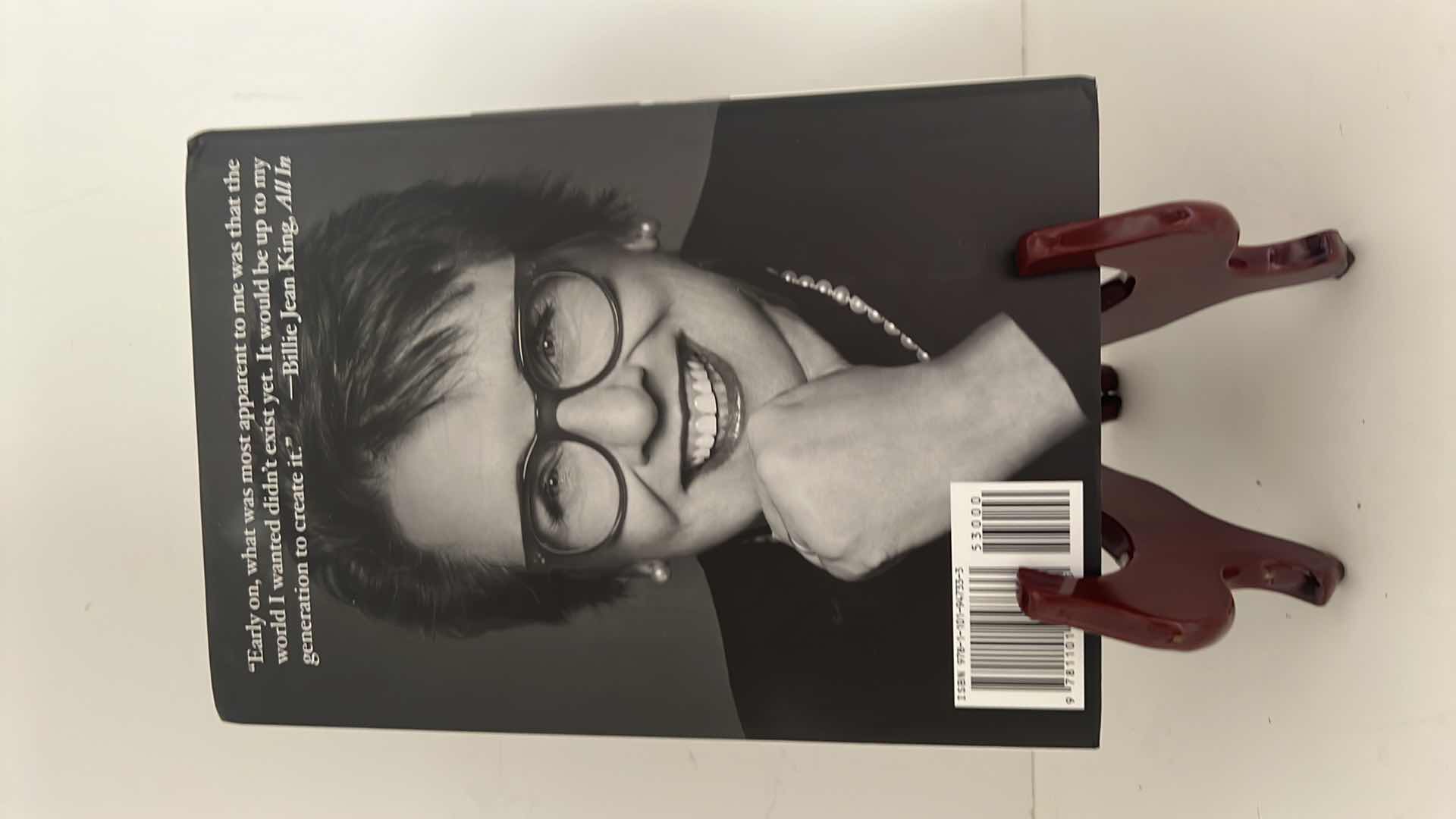 Photo 2 of BILLIE JEAN KING “ALL IN” AN AUTOBIOGRAPHY HARDBACK BOOK