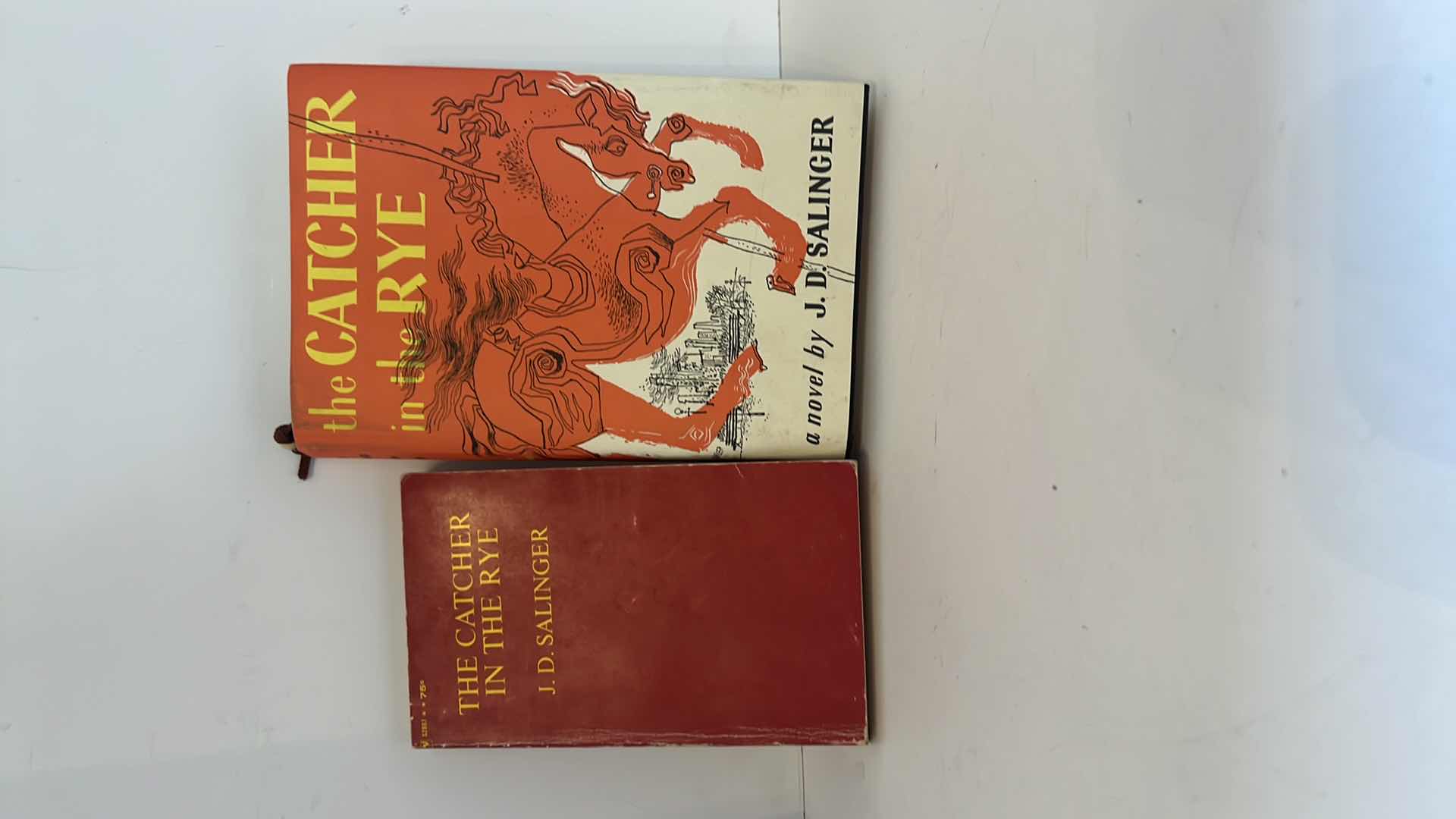 Photo 1 of 2-COLLECTORS “THE CATCHER IN THE RYE” BOOKS By J.D. SALINGER