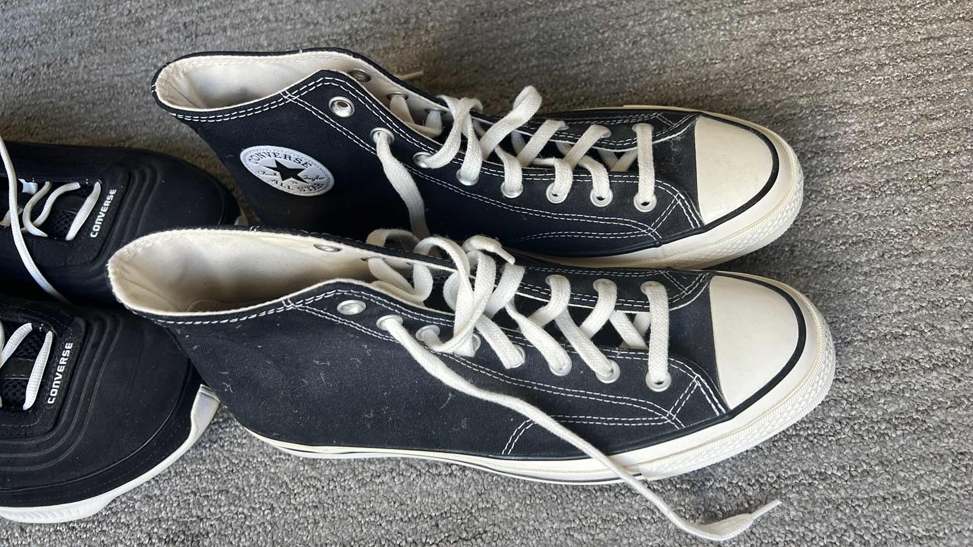 Photo 2 of 2 PAIRS - MEN’S CONVERSE SHOES (SIZE 12)