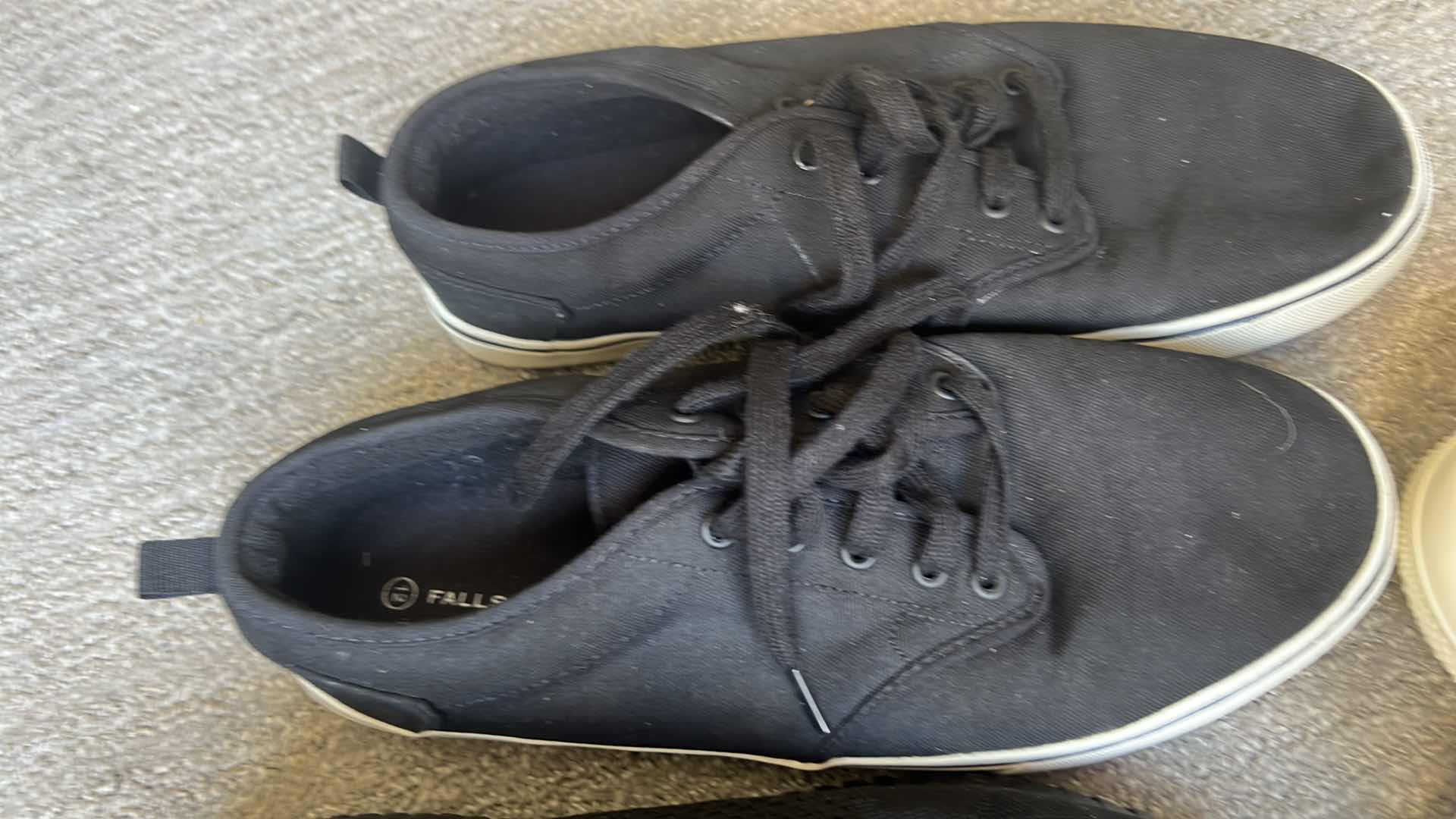 Photo 4 of 3 PAIRS - MEN’S BLACK ATHLETIC SHOES (SIZE 12)