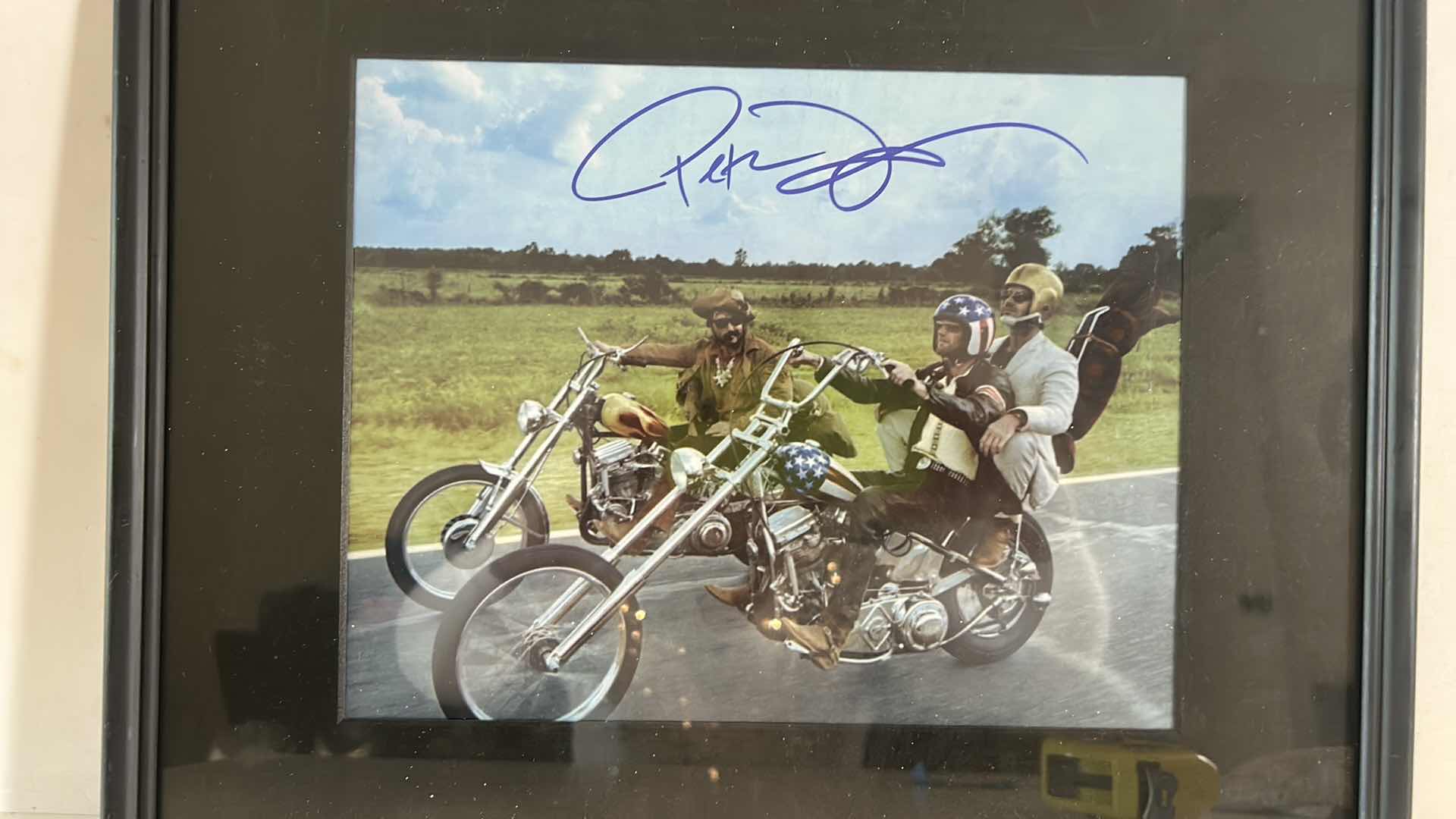 Photo 2 of CELEBRITY AUTOGRAPHED PHOTO “PETER FONDA  FRAMED 15” x 12” WITH LETTER OF AUTHENTICITY