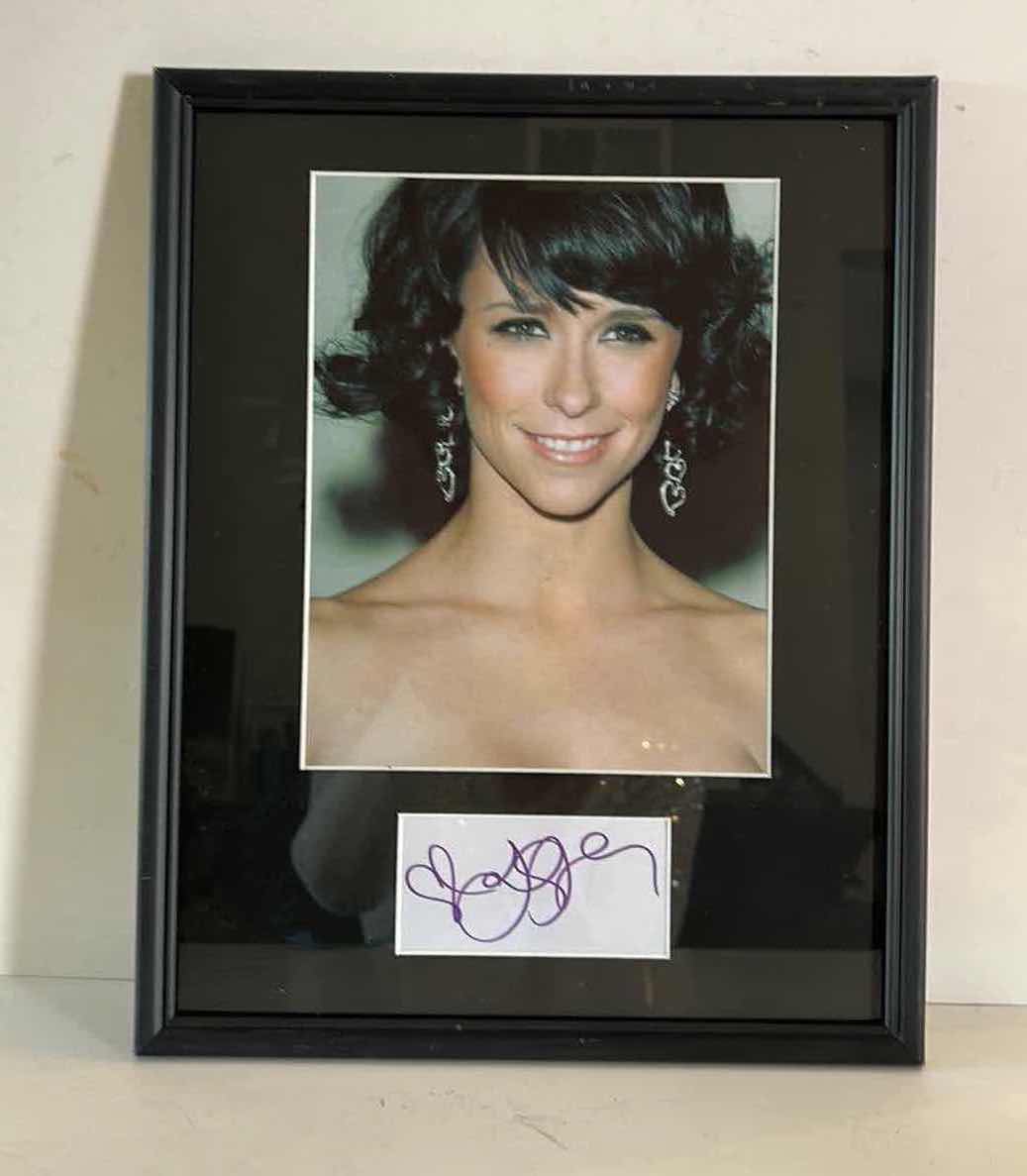 Photo 1 of CELEBRITY AUTOGRAPHED PHOTO “JENNIFER LOVE HEWITT WITH LETTER OF AUTHENTICITY FRAMED 12” x 15”