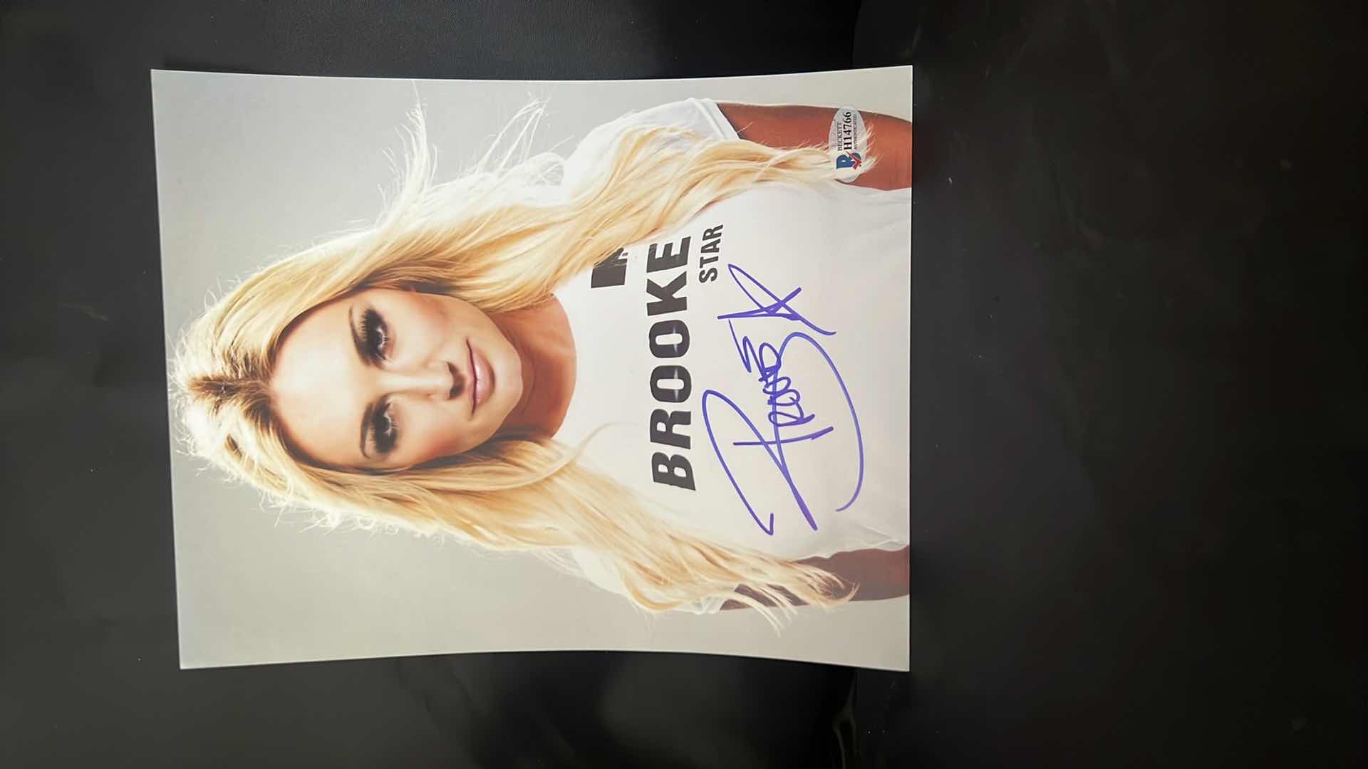 Photo 2 of BROOKE HOGAN - SIGNED AUTOGRAPHED PHOTO W LETTER OF AUTHENTICITY 8” x 10”