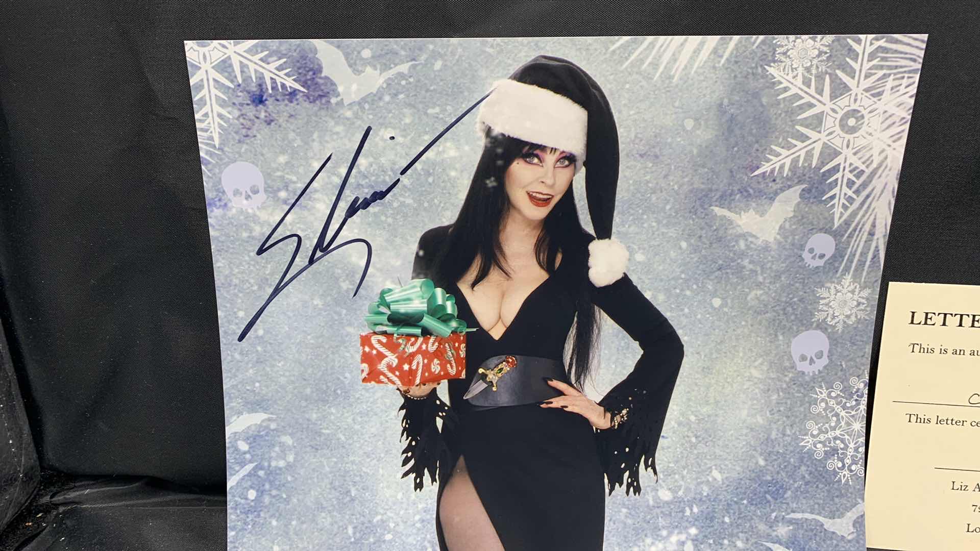 Photo 2 of CASSANDRA ELVIRA PETERSON - SIGNED AUTOGRAPHED PHOTO W LETTER OF AUTHENTICITY 8” X 10”