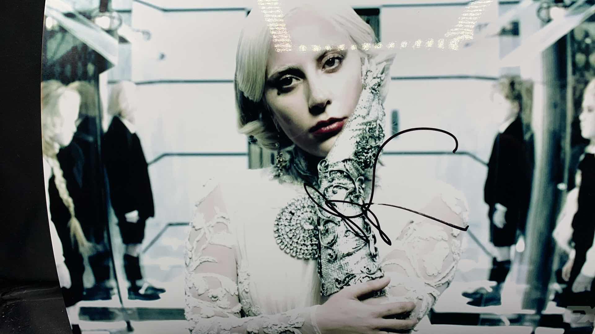 Photo 2 of LADY GAGA  - SIGNED AUTOGRAPHED PHOTO W LETTER OF AUTHENTICITY 8” X 10”