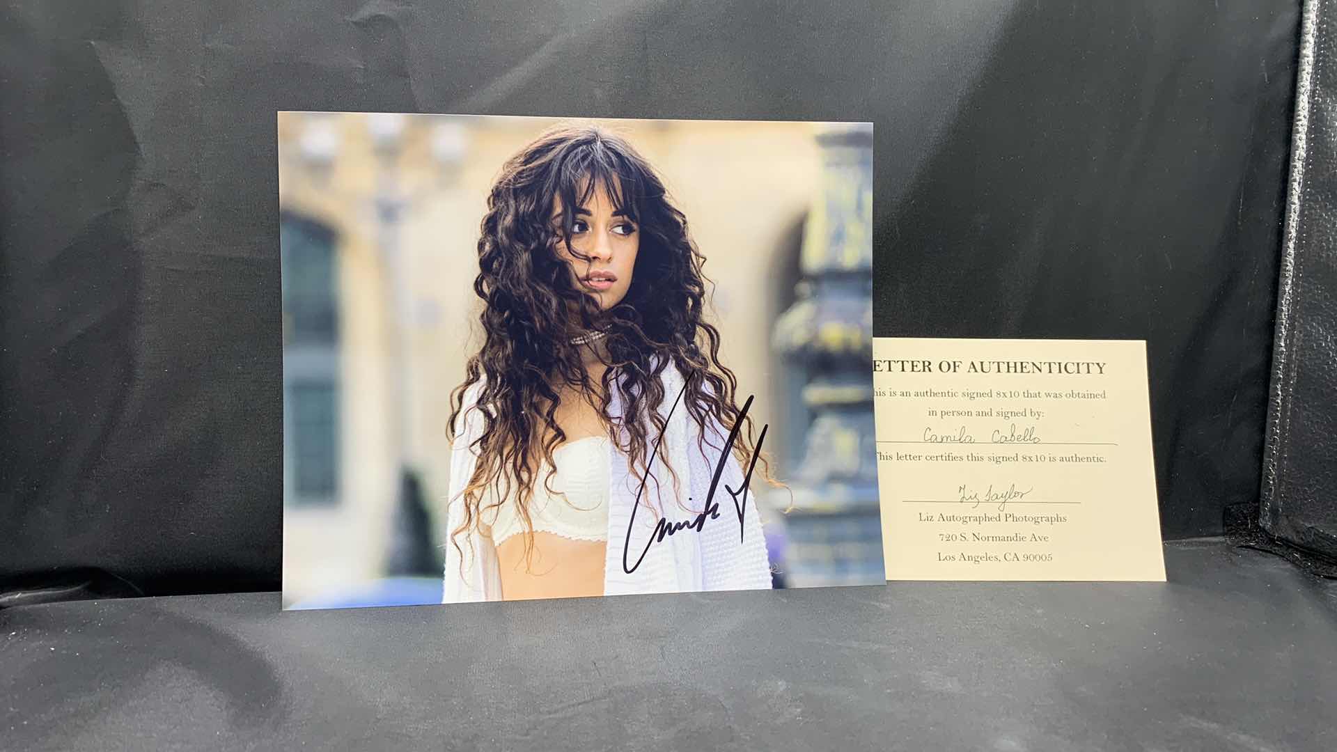 Photo 1 of CAMILA CABELLO  - SIGNED AUTOGRAPHED PHOTO W LETTER OF AUTHENTICITY 8” X 10”