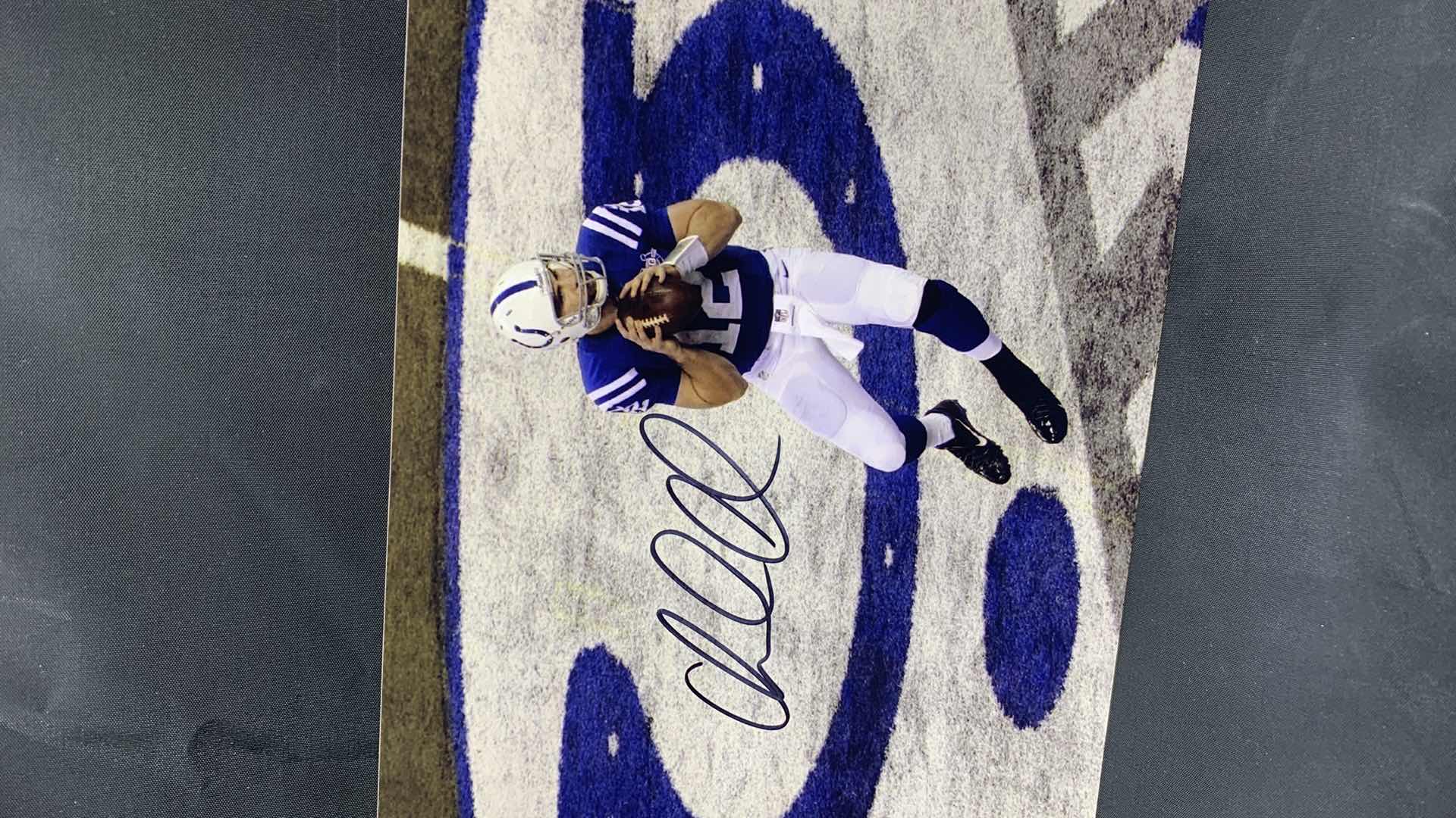 Photo 2 of ANDREW LUCK - SIGNED AUTOGRAPHED PHOTO W LETTER OF AUTHENTICITY 8” X 10”