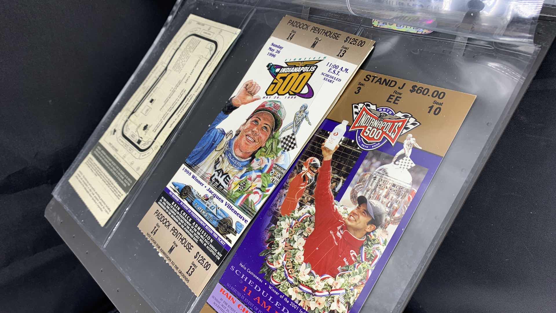 Photo 2 of BINDER OF INDIANAPOLIS 500 RACE TICKETS