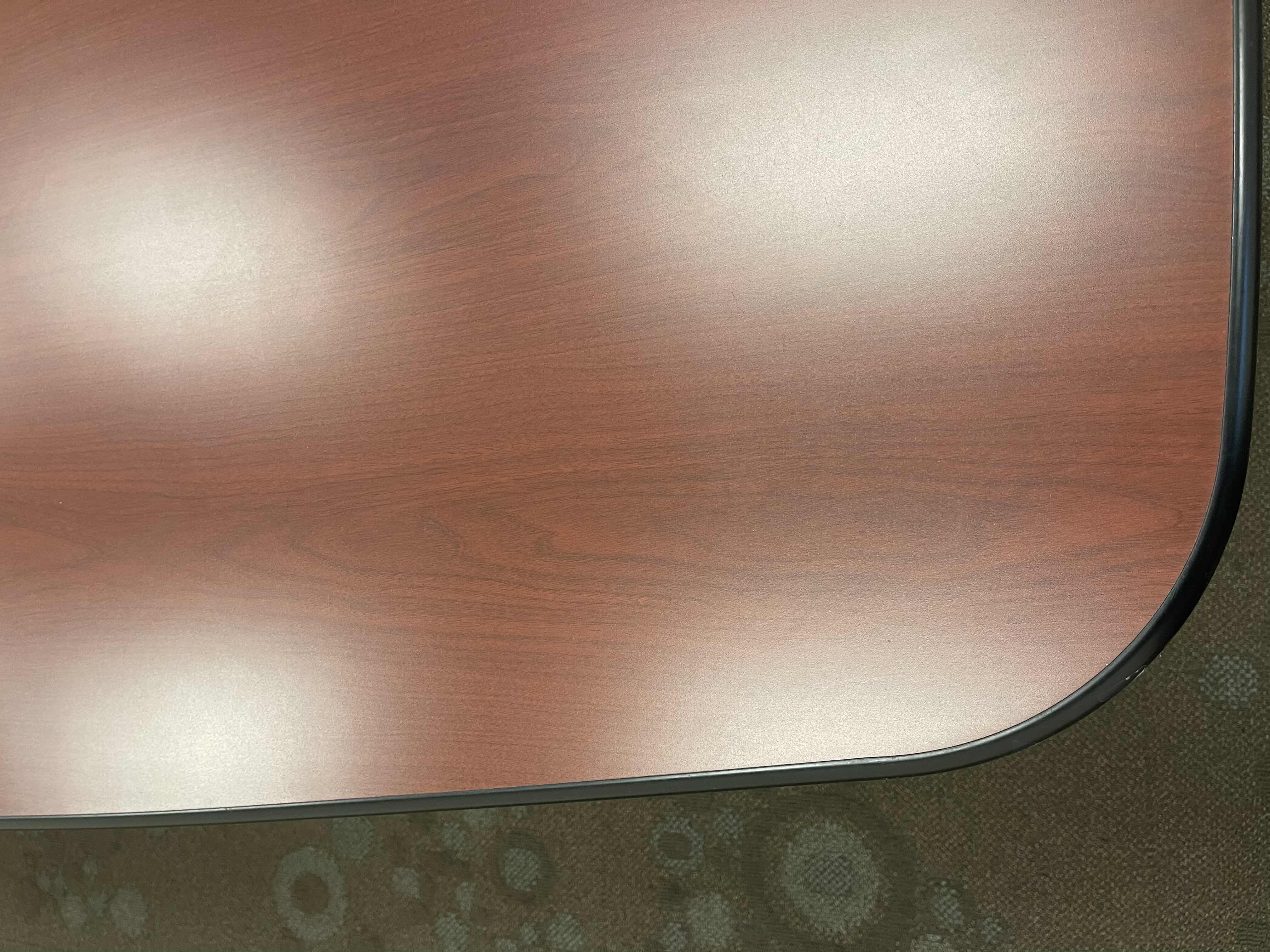 Photo 4 of STEEL CASE CONFERENCE TABLE DARK CHERRY 149” X 47.75” (WIDEST) X H27.75”