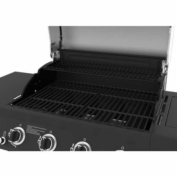 Photo 3 of NEXGRILL BLACK & STAINLESS STEEL 4 BURNER PROPANE GAS BBQ GRILL W SIDE BURNER MODEL 720-0925P