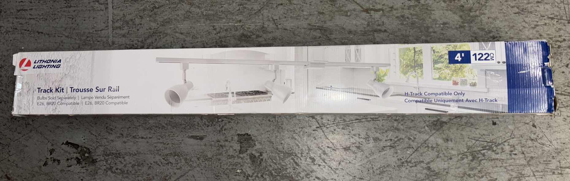 Photo 3 of LITHONIA LIGHTING MATTE WHITE 4’ 3-LIGHT LINEAR TRACK LIGHTING KIT 1006881007