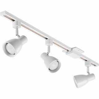 Photo 2 of LITHONIA LIGHTING MATTE WHITE 4’ 3-LIGHT LINEAR TRACK LIGHTING KIT 1006881007