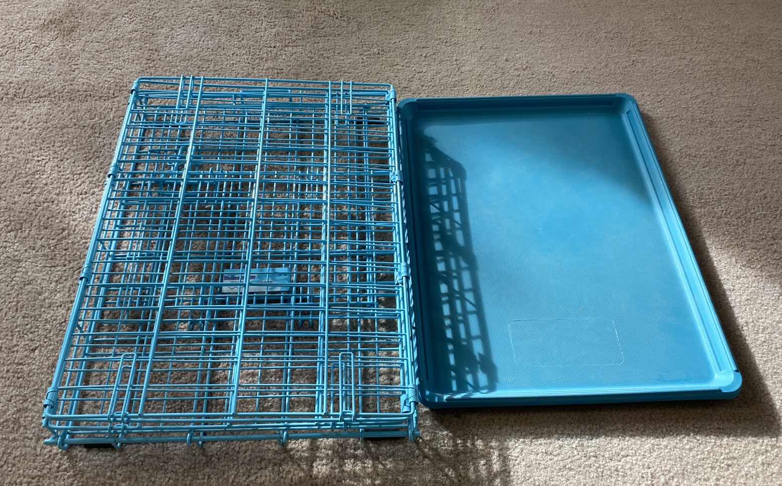 Photo 1 of MIDWEST BLUE COLLAPSABLE DOG CRATE 24” X 17” H19”