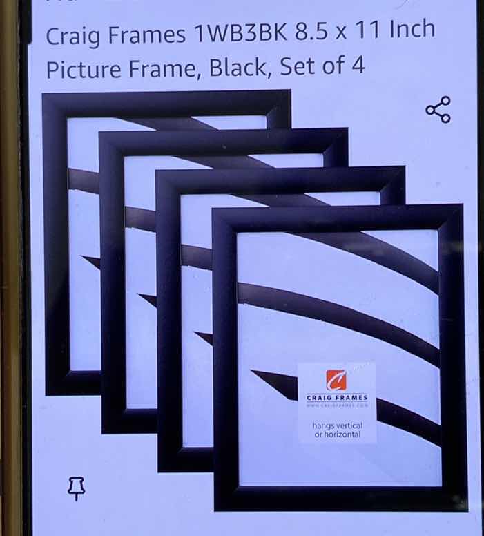 Photo 1 of CRAIGS FRAME NEW IN BOX 4 PACK 8.5” X 11”