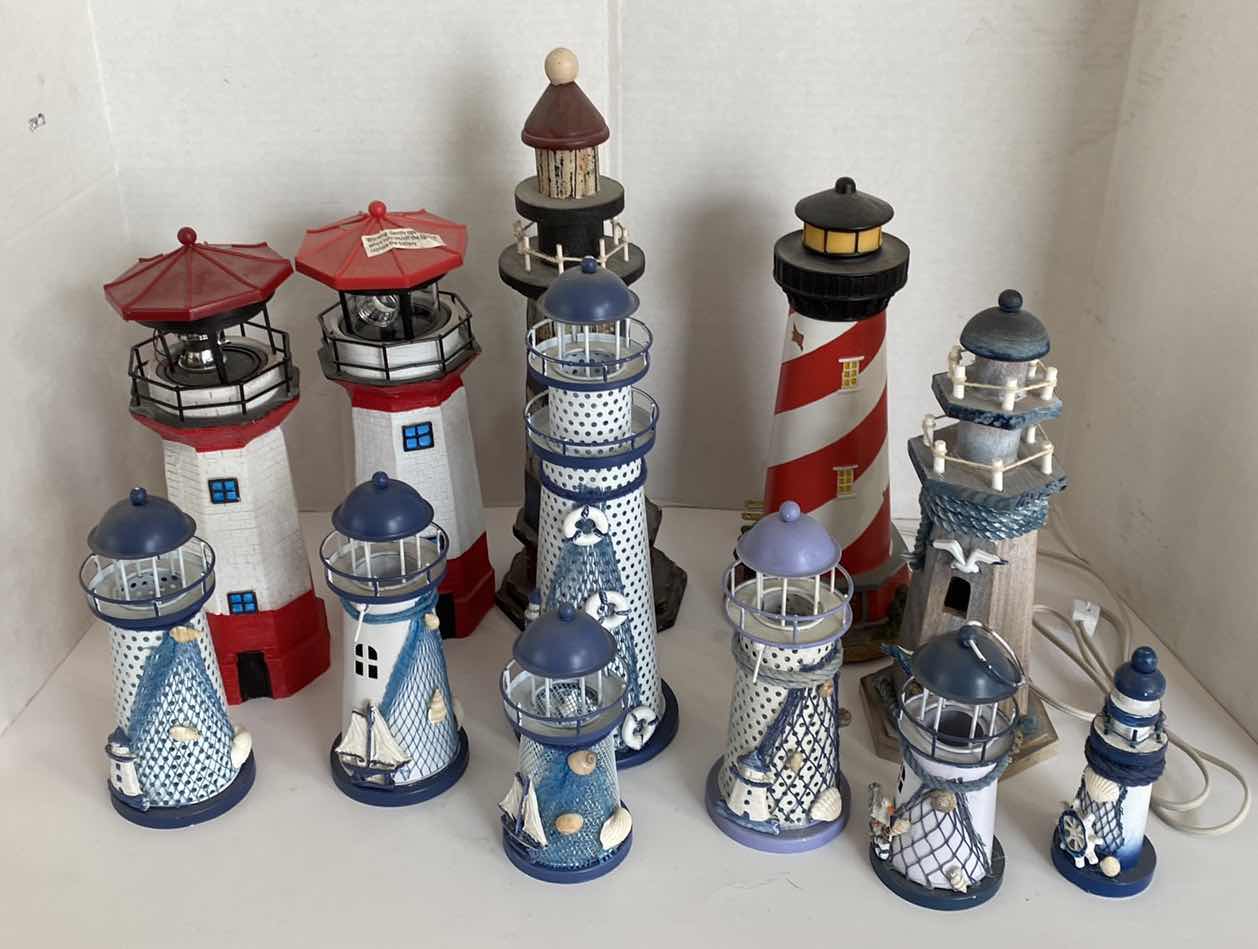 Photo 1 of PLASTIC LIGHT HOUSE COLLECTION TALLEST 14”