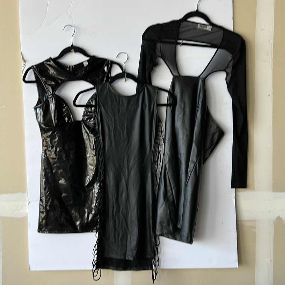 Photo 1 of 3 FAUX LEATHER DRESSES SIZE SMALL