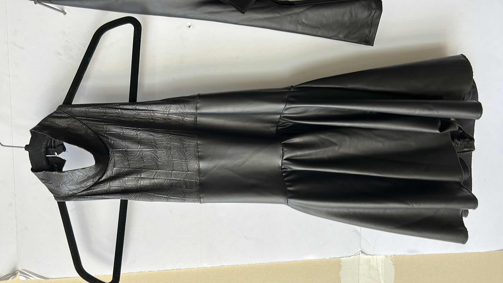 Photo 3 of 2 FAUX LEATHER DRESSES SIZE SMALL