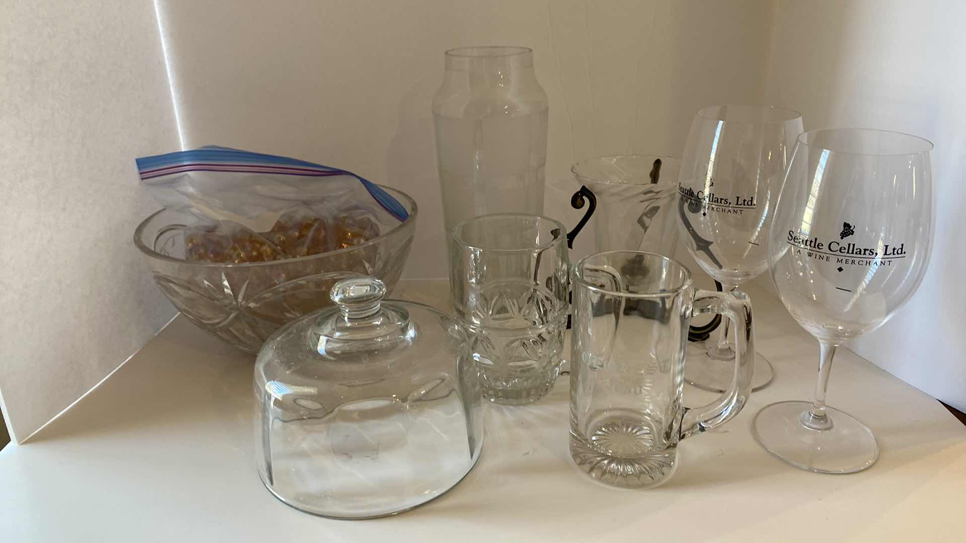 Photo 2 of CRYSTAL AND GLASS ASSORTMENT