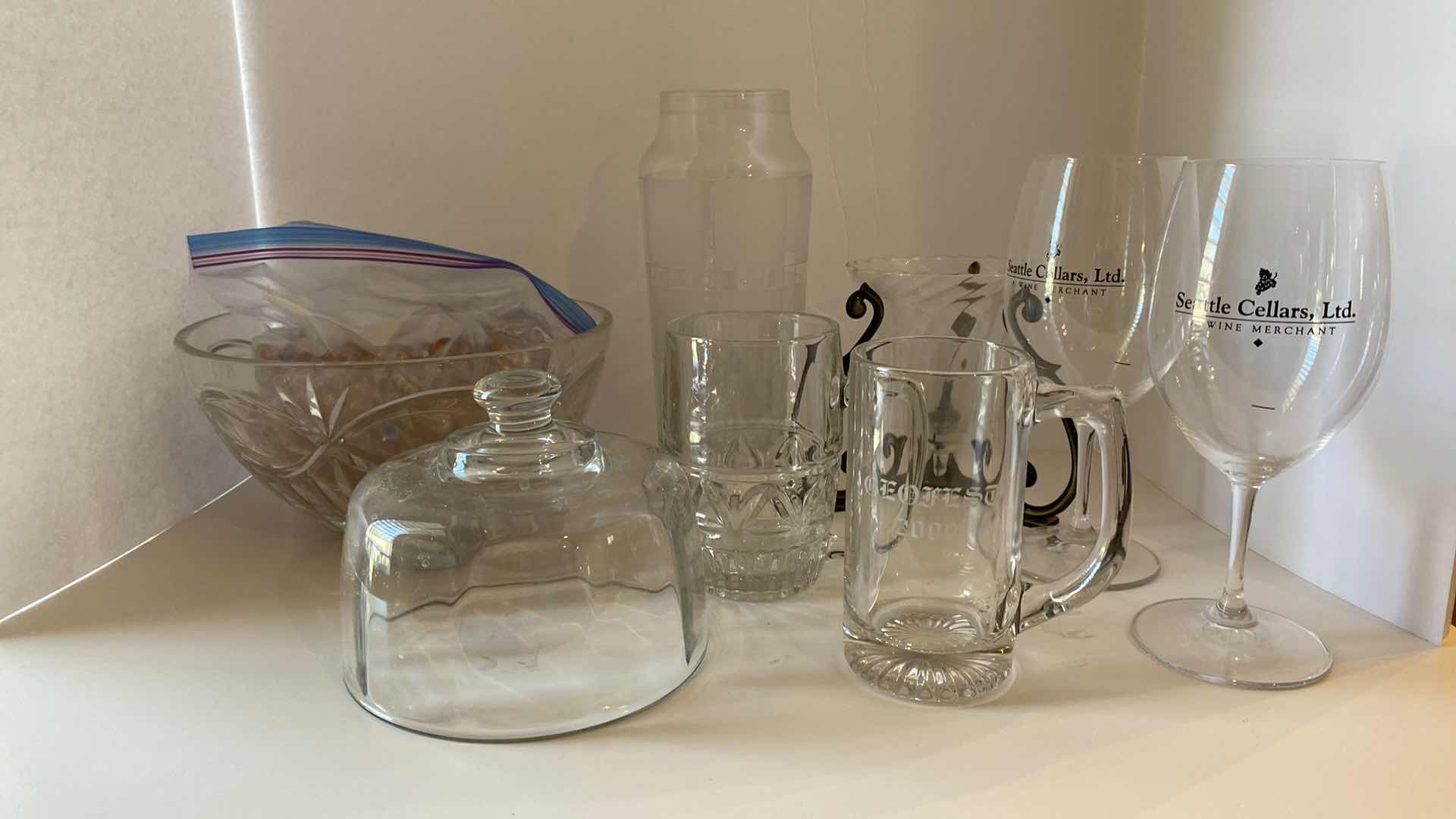 Photo 1 of CRYSTAL AND GLASS ASSORTMENT