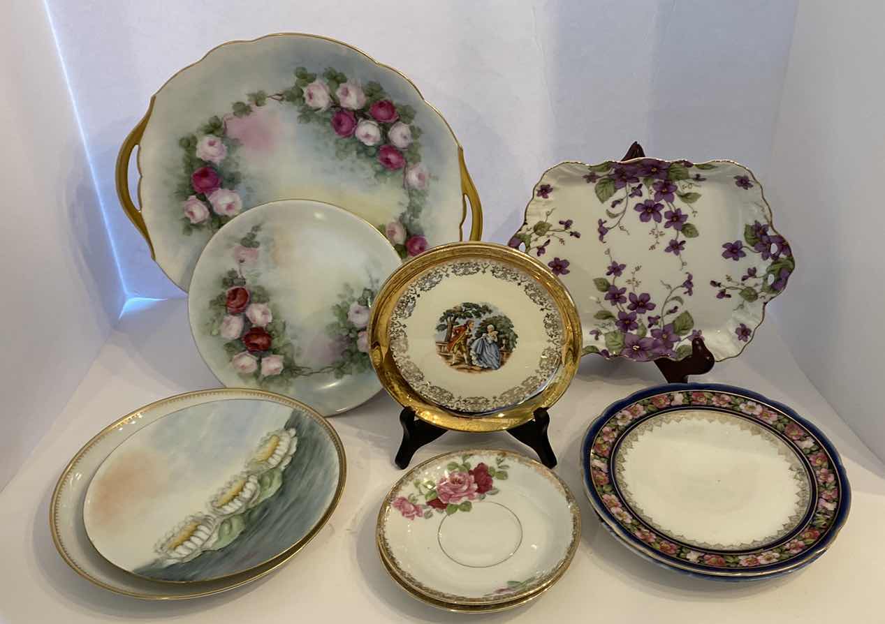 Photo 1 of VINTAGE PORCELAIN PLATE COLLECTION